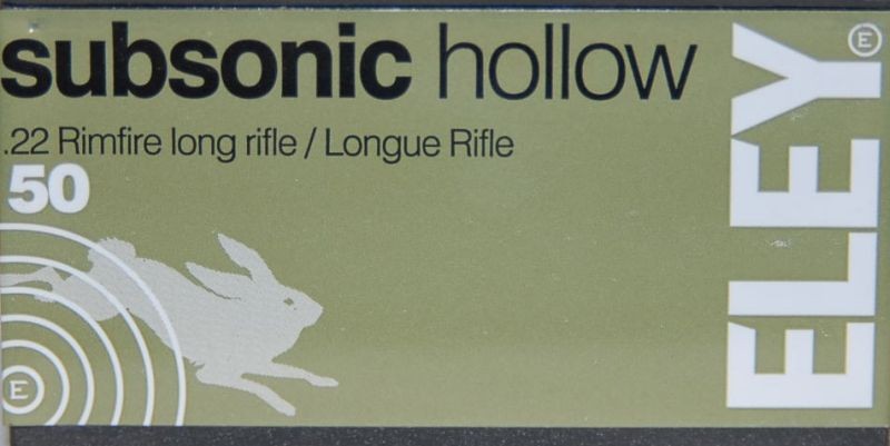 .22lr Eley Subsonic Hollow Point .22lr Eley Subsonic Hollow Point