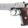Beretta 92 FS, Nickel / Holz