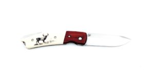 Joker Einhandmesser Hirsch-Motiv