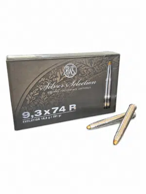 9.3x74R RWS Silver Selection EVO 18.8g. / 291gr.