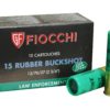 Fiocchi Rubber Buckshot 12/70, Gummischrot