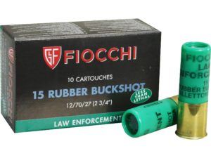 Fiocchi Rubber Buckshot 12/70, Gummischrot