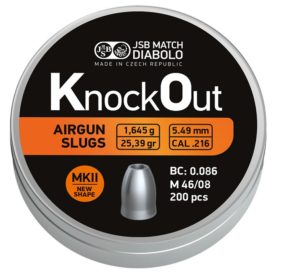 JSB Knock Out Slug MKII .216 / 5.49mm