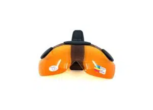 Schiessbrille „Hat-Clip“, orange