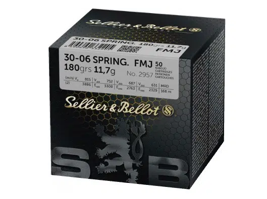 .30-06 Sellier & Bellot FMJ 180grs. .30-06 Sellier & Bellot FMJ 180grs.