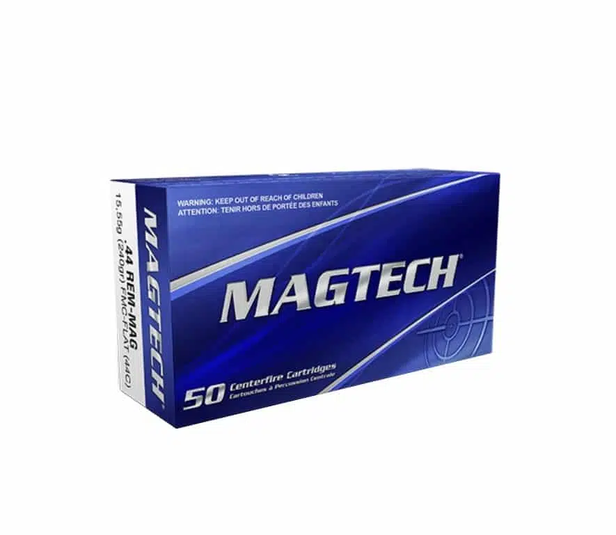 .44 Rem. Mag. Magtech FMJ-Flat 240grs. .44 Rem. Mag. Magtech FMJ-Flat 240grs.
