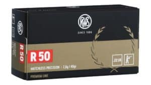.22lr. RWS Premium Line R50 2.6g