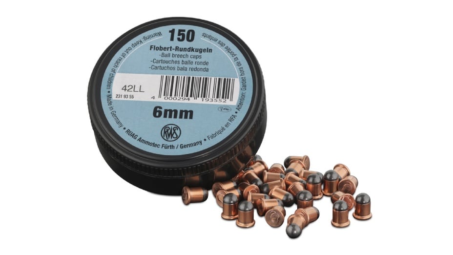 6mm Flobert RWS Ball Bullet BB - Kurt Zimmermann Waffen AG