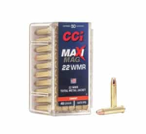 .22 WMR CCI Maxi Mag Total Metal Jacket