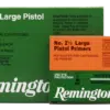 Remington Large Pistol Primers No. 2 1/2