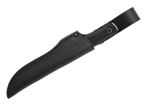 Fällkniven Modell S1-L Jagdmesser – Klingenlänge 13 Cm, Lam.VG10 Stahl, Konvex Geschliffen, Mit Lederscheide