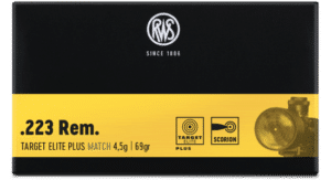 .223 Rem. RWS Target Elite Plus 4.5g. / 69grs.