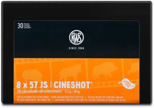 8x57IS RWS Cineshot 12.1g. / 187grs.