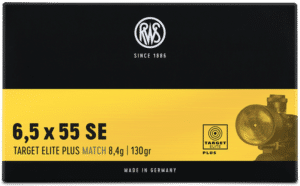 6.5x55 RWS Target Elite Plus 8.4g. / 130grs.