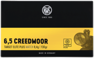6.5 Creedmoor RWS Target Elite Plus 8.4g. / 130grs.