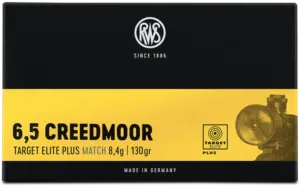 6.5 Creedmoor RWS Target Elite Plus 8.4g. / 130grs.