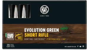 .30-06 RWS Evolution Green Short Rifle 9.0g / 139grs.