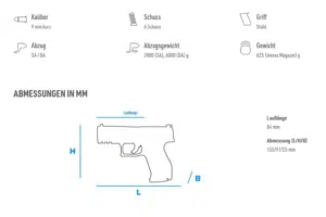 Walther PPK schwarz .380 Auto