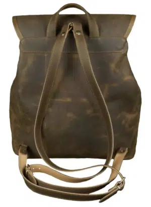 Artipel Damen Rucksack aus Rindsleder, 30x35x20cm