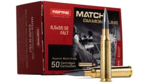 6.5x55 Norma Diamond Line Field 8.4g / 130grs.