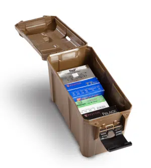 Negrini Koffer für Patronen und Zubehör 27x13x15cm / FDE