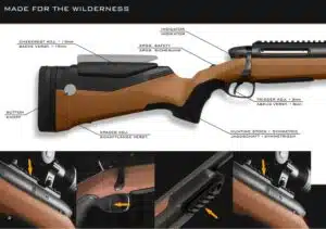 Steyr MS Wild .30-06 / 22" Brown