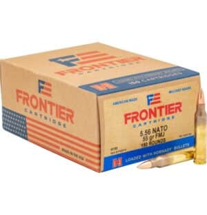 5.56x45 Nato Hornady Frontier FMJ 55grs. (XM193) 150 Stk.