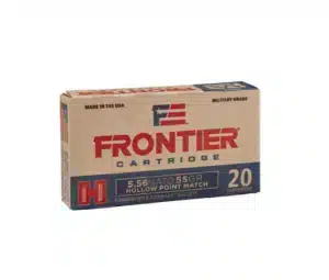 5.56x45 Nato Hornady Frontier HP Match 55grs. 20 Stk.