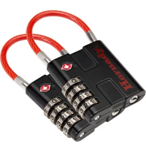 Hornady Security Accessories TSA Cable Padlock (2 Stk.)