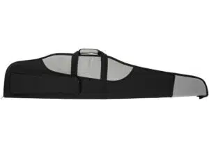 Gewehrfutteral Krale schwarz / grau 118cm mit Seitentasche