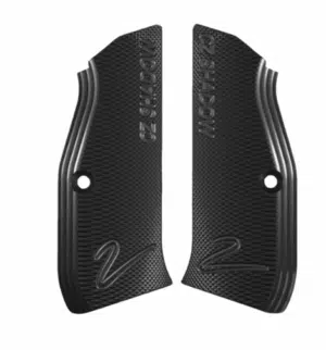 Griffschale CZ Shadow 2 ein Paar schwarz lang - für Gebrauch ohne Funnel
