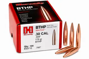Hornady Geschoss .30 Cal. - BTHP Match 178grs. - 100 Stk.