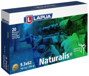 9.3x62 Lapua Naturalis 16.2g / 250grs.