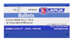 Lapua Geschoss .264 Cal. - Scenar OTM 139grs. - 100 Stk.