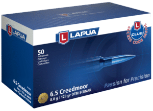 6.5 Creedmoor Lapua Scenar OTM 123grs. - 50 Stk.