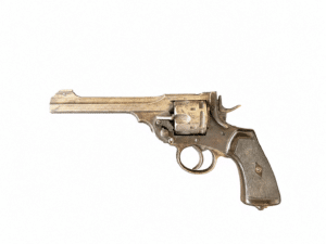 Webley & Scott Mark VI 1917 - .455 Webley inkl. Lederholster, Occasion